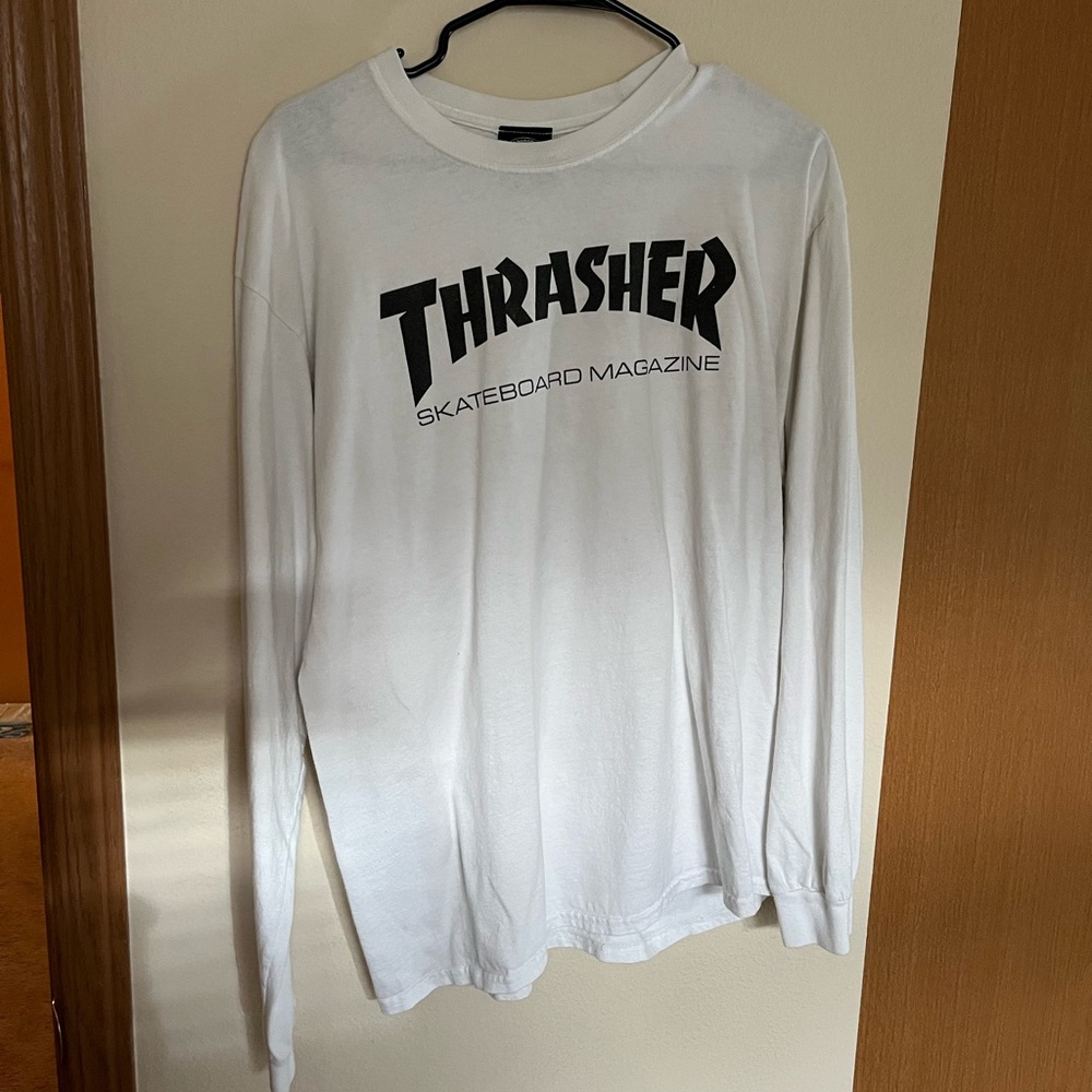 Mens Thrasher Long Sleeve T Size L